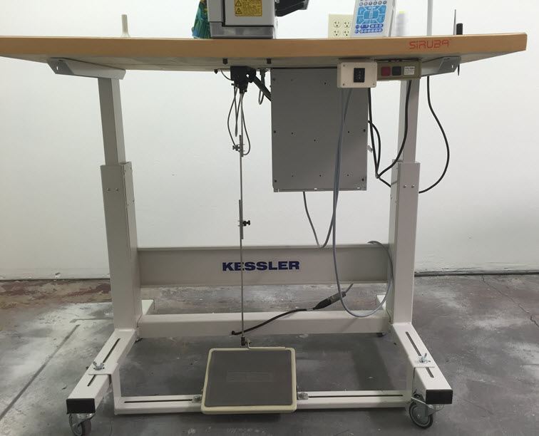 Kessler's KES 2000 motorized ergonomic sewing machine table stand.