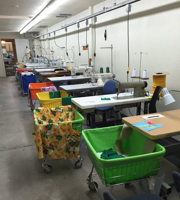 transporting cut pieces in the sewing factory with bundle carts