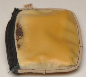 Pouch turned inside out